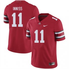 Sale - Red Ohio State Brandon Inniss #11 Men NCAA Embroidery Football Jersey 2416345