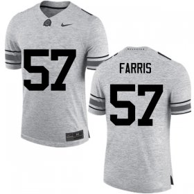 Sale - Gray Ohio State Chase Farris #57 Game Men High School Football NCAA Stitch Jersey