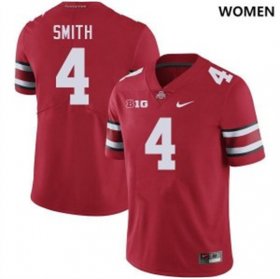 Sale - Red Ohio State Jeremiah Smith #4 Women NCAA Embroidery Football Jersey 8471882