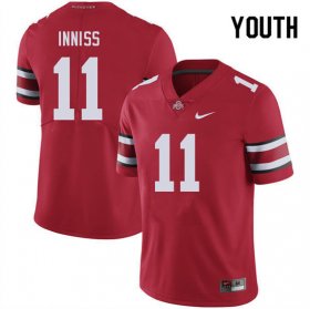 Sale - Red Ohio State Brandon Inniss #11 Youth College Embroidery Football Jersey 5424869