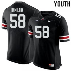 Sale - Black Ohio State Ty Hamilton #58 Youth High School Football NCAA Stitch Jersey